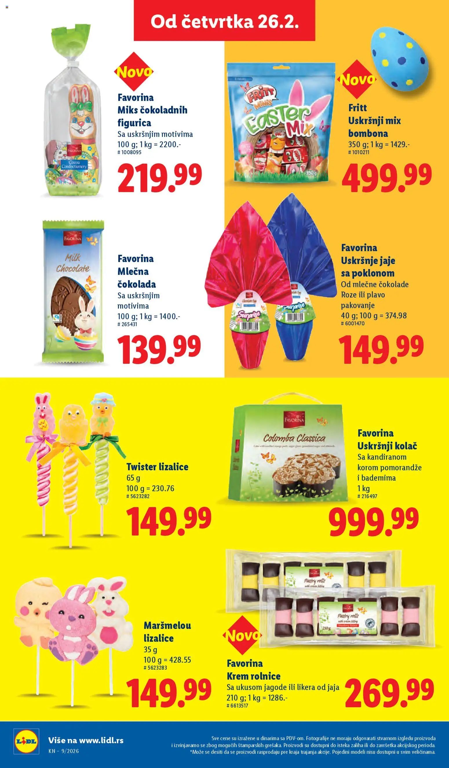 Lidl katalog - važi od 26.02.2026 | Strana: 52 | Proizvode: Pita