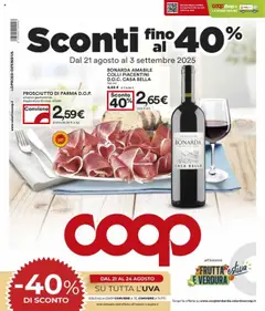 Anteprima del volantino COOP Bergamo catalogo valido a partire dal 21.08.2025
