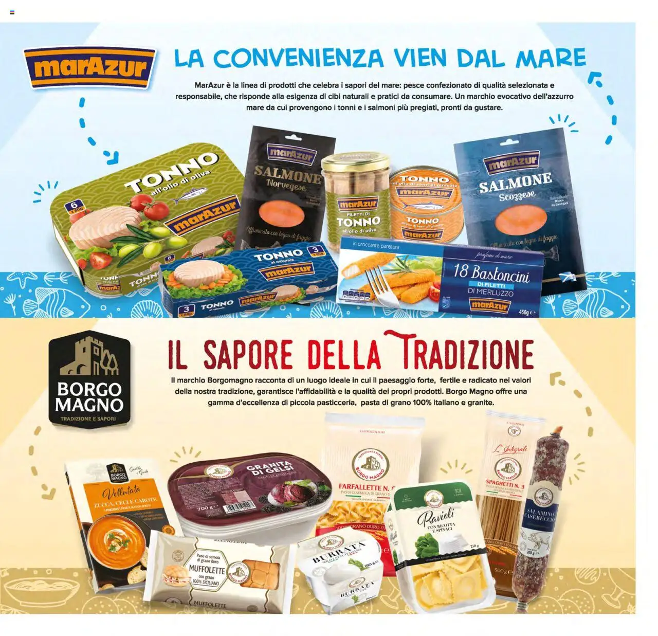 Volantino SuperConveniente del 17.10.2025 | Pagina: 5 | Prodotti: Pane, Merluzzo, Ceci, Pasta