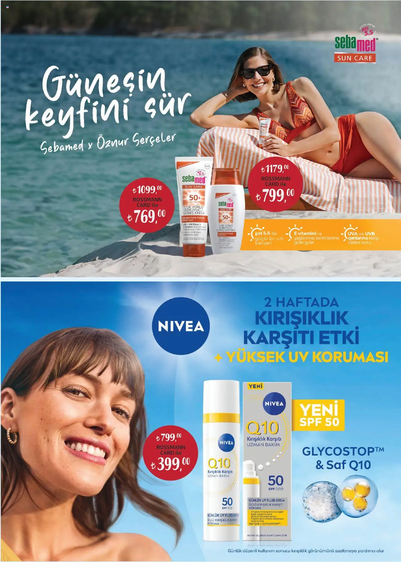 Rossmann Ağustos Güzellik Kataloğu - 04.08.2025 tarihinden itibaren geçerlidir | Sayfa: 20 | Ürünler: Krem, Güneş kremi