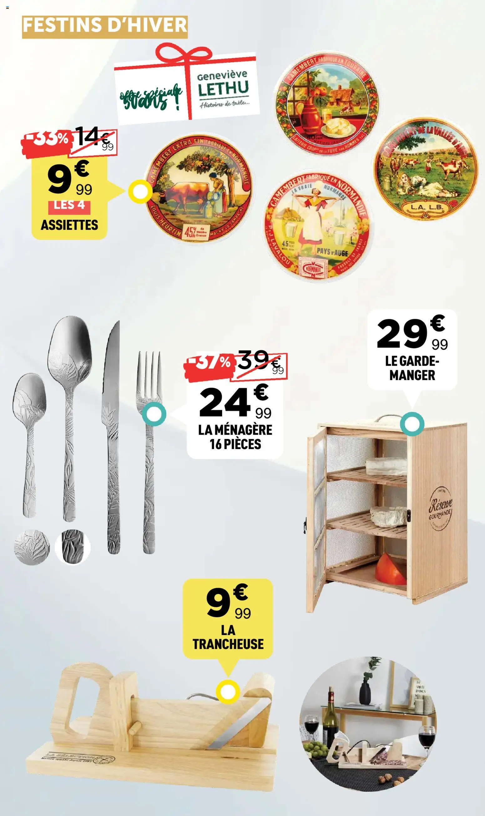 {H1} | Page: 21 | Produits: Trancheuse, Camembert