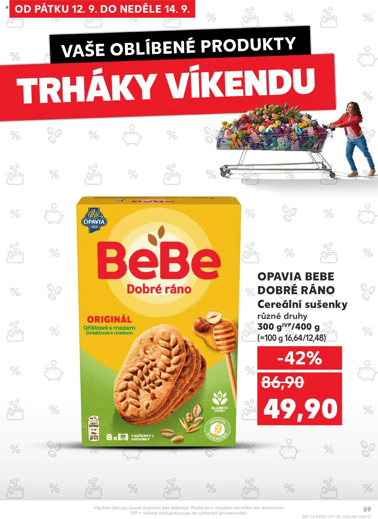 Kaufland leták od 10.09.2025 | Strana: 59 | Produkty: Bebe, Sušenky