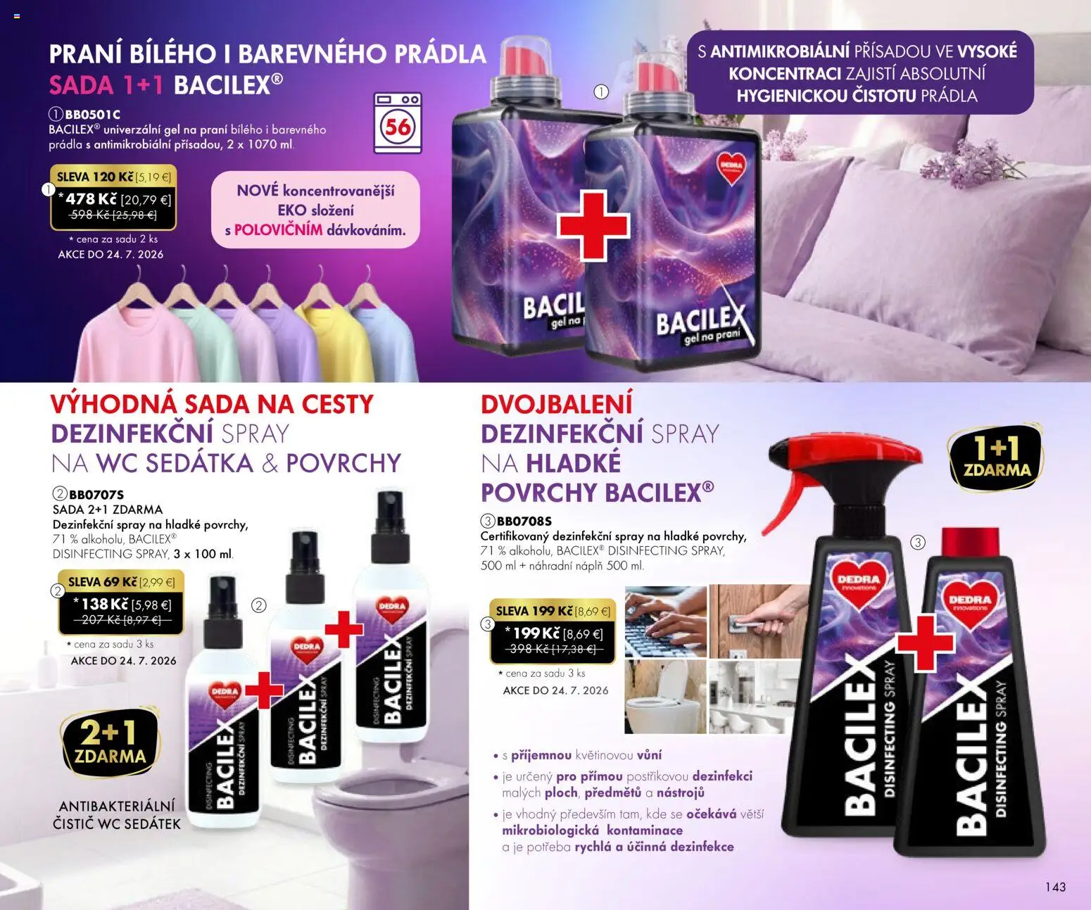 Nové Dedra akcie – leták je platný od 24.04.2026 | Strana: 43 | Produkty: Wc