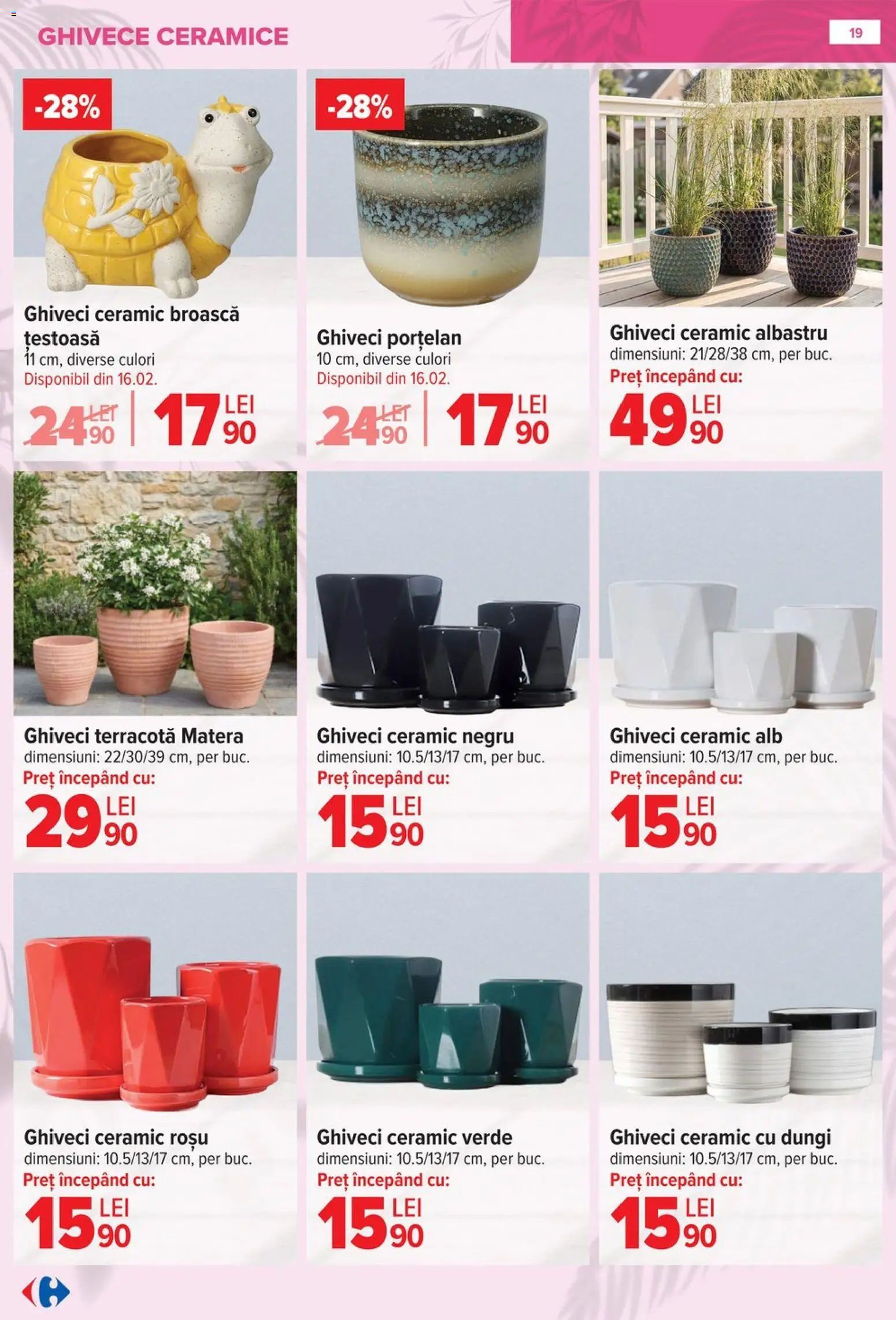 Noul catalog Carrefour – valabil de la 11.02.2026 | Pagină: 19 | Produse: Ghiveci