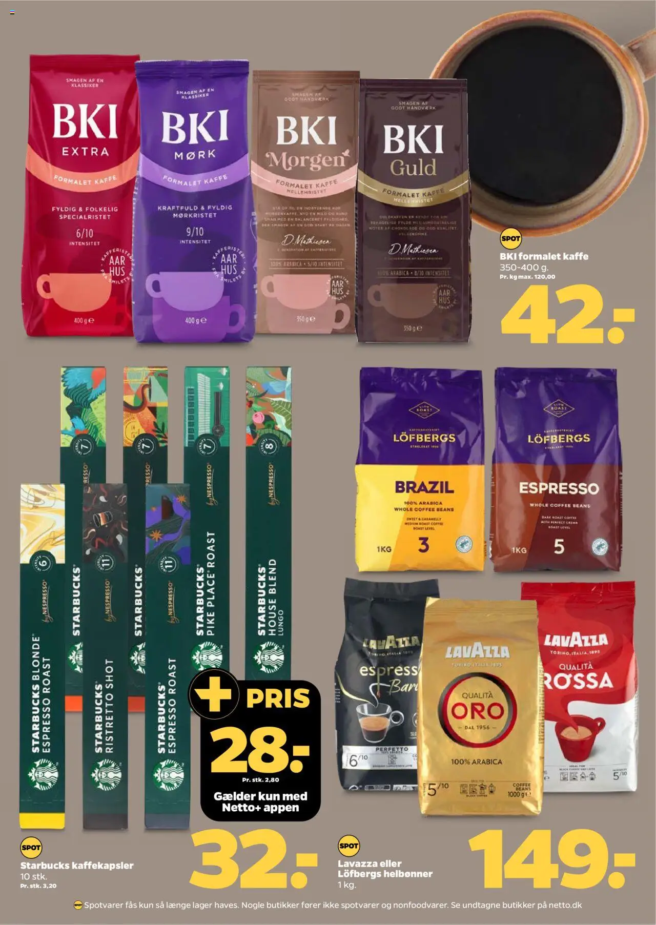 Netto tilbudsavis – gyldig fra 04.10.2025 | Side: 31 | Produkter: Kaffe, Chokolade