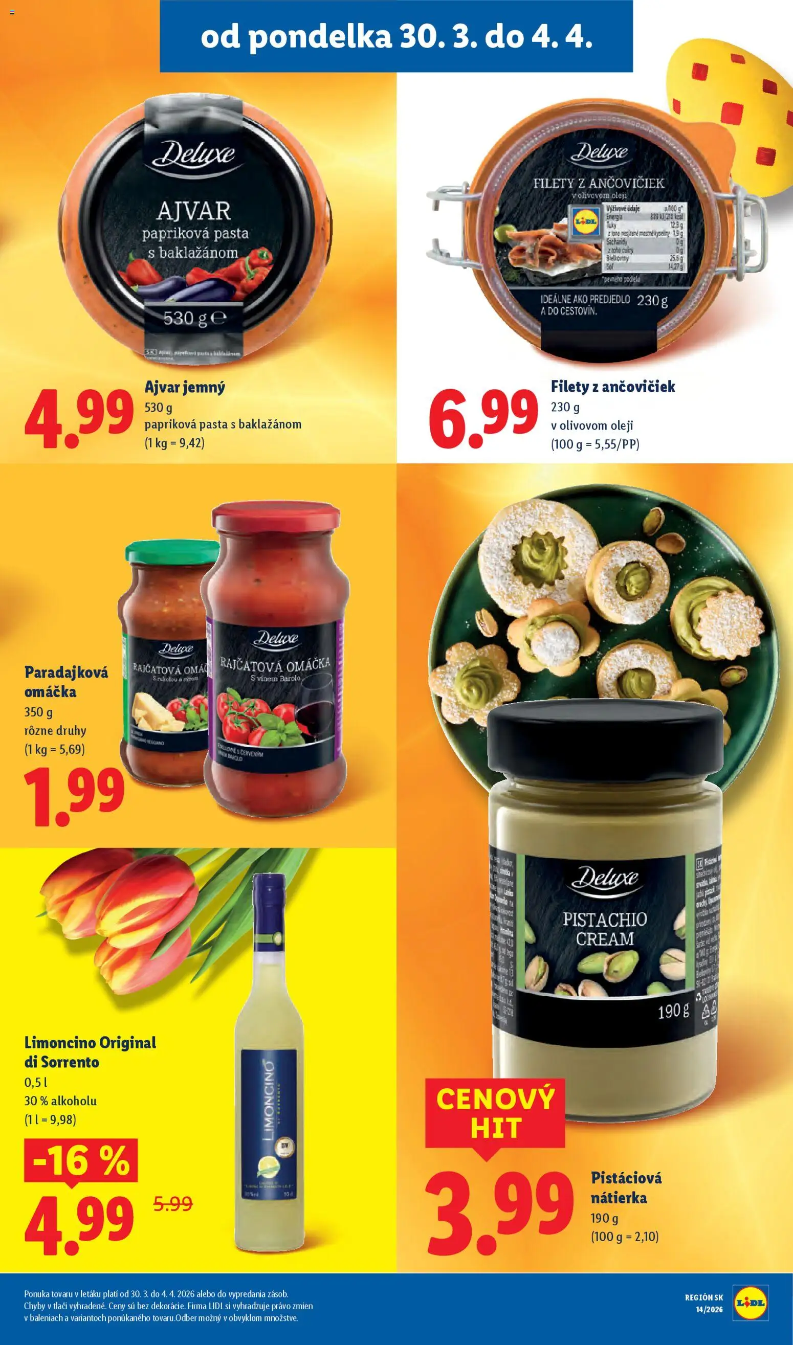Nové Lidl akcie – leták je platný od 30.03.2026 | Strana: 42 | Produkty: Omáčka