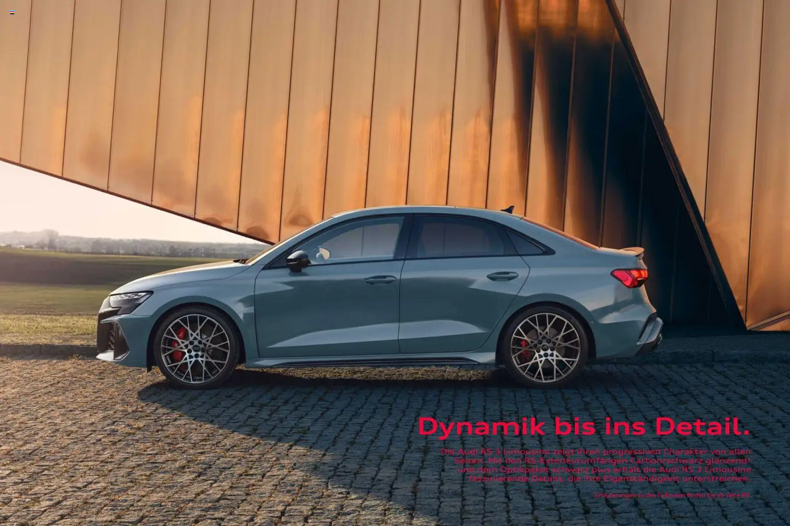 Audi RS 3 Sportback / RS 3 Limousine – gültig ab 28.10.2025 | Seite: 10