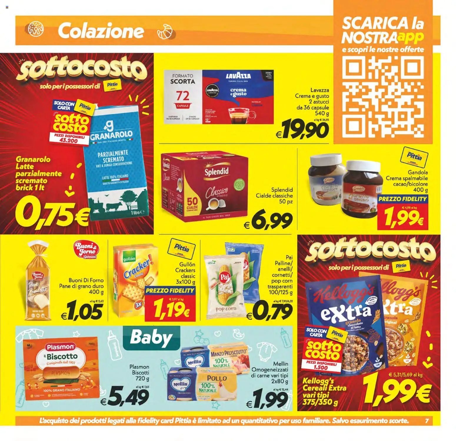 Volantino SuperConveniente del 24.02.2026 | Pagina: 7 | Prodotti: Caffè, Pollo, Manzo, Cereali