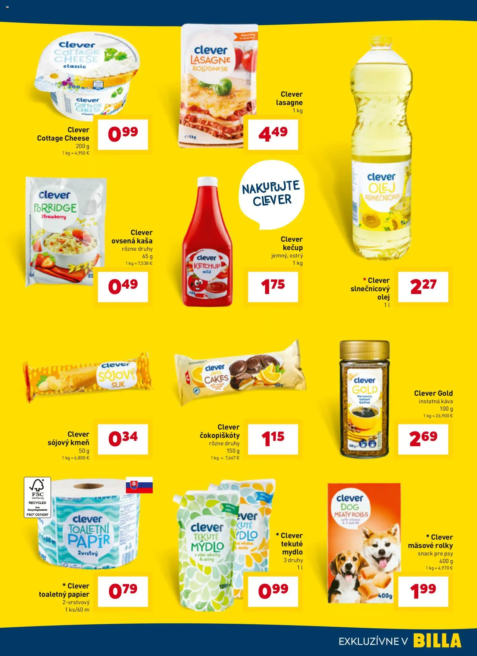 Nové Billa akcie – leták je platný od 02.01.2026 | Strana: 9 | Produkty: Káva, Toaletný papier, Kečup, Lasagne