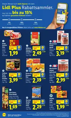 Lidl Flugblatt gültig ab 31.07.2025 | Seite: 36 | Produkte: Pfeffer, Käse, Schinken, Pizza