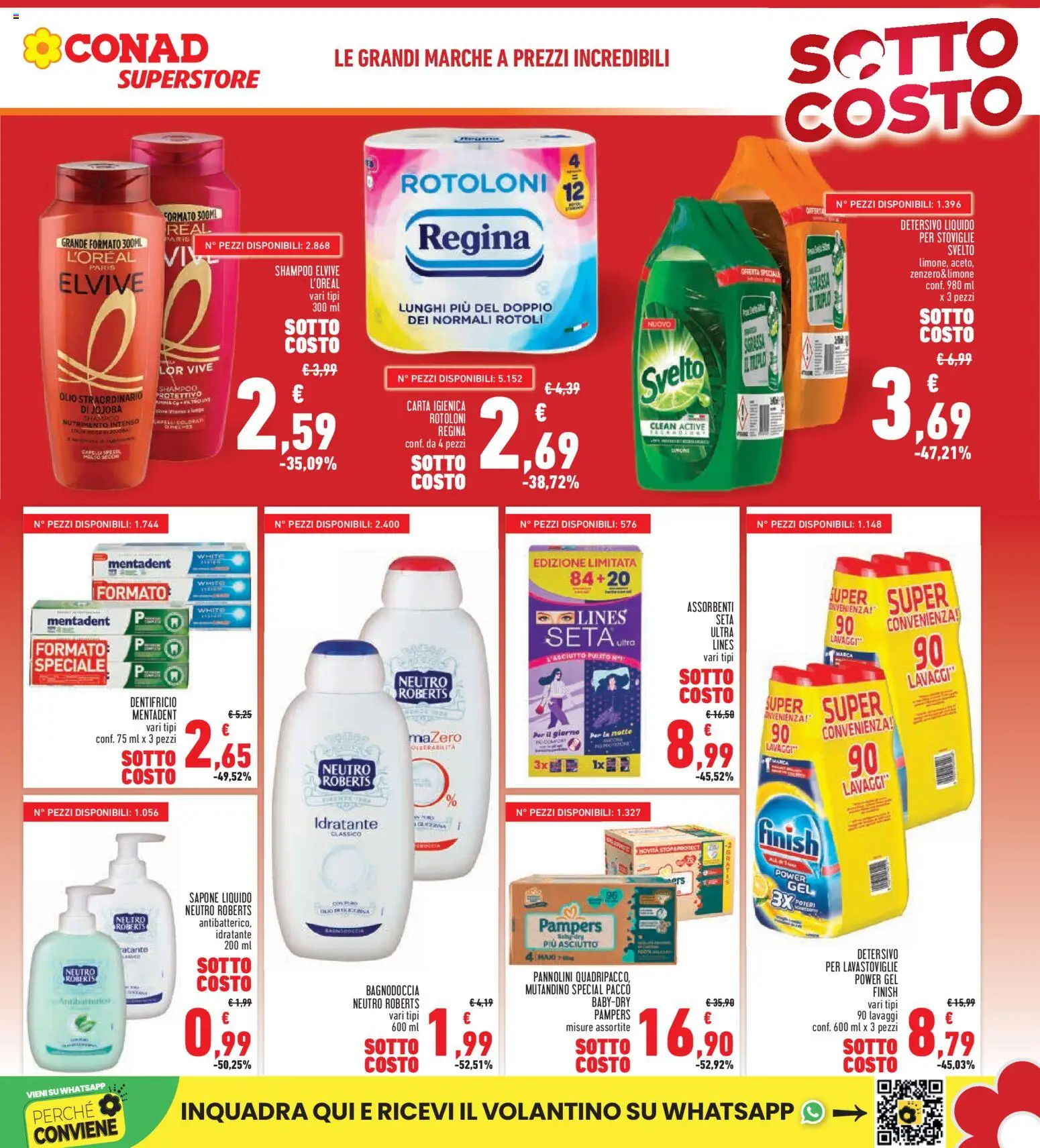 Volantino Conad del 06.11.2025 | Pagina: 5 | Prodotti: Sapone, Dentifricio, Limone, Pampers