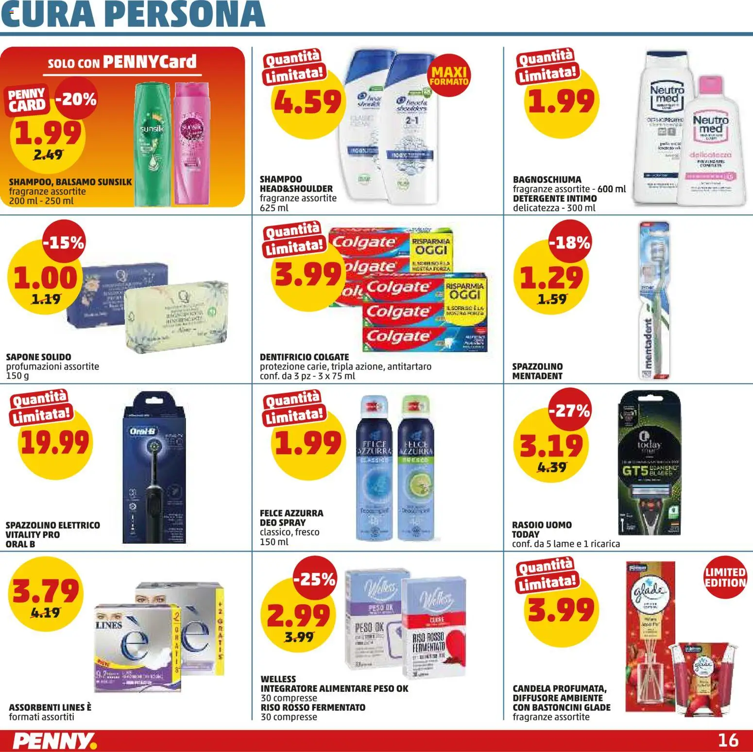 Volantino PENNY del 20.11.2025 | Pagina: 16 | Prodotti: Sapone, Detergente intimo, Detergente, Intimo