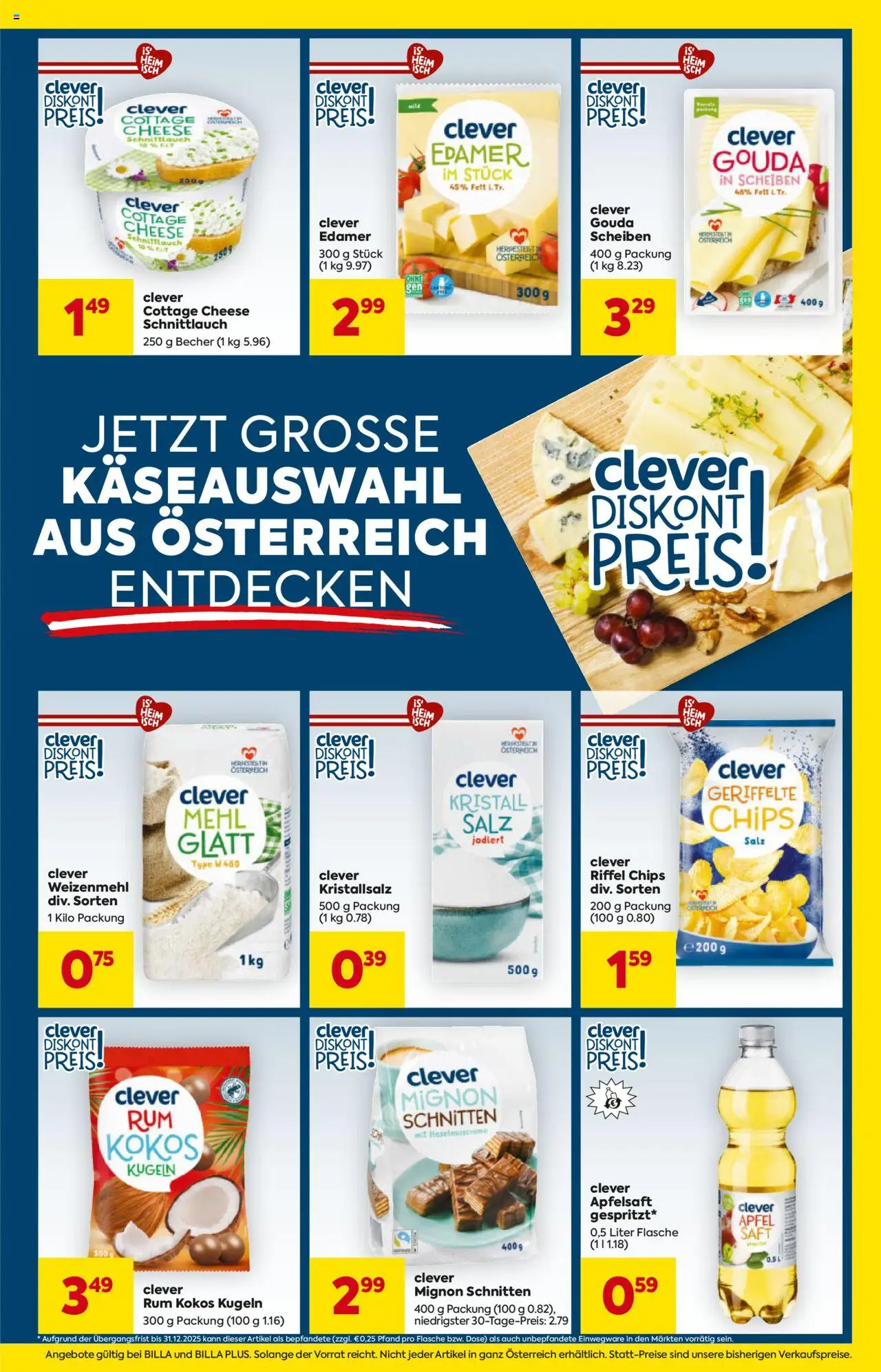 Billa Flugblatt gültig ab 11.09.2025 | Seite: 3 | Produkte: Chips, Salz, Planche de surf, Saft