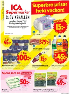 ICA Supermarket - Stockholm - Förhandsvisning av reklamblad från butik ICA Supermarket aktuell från 27.10.2025