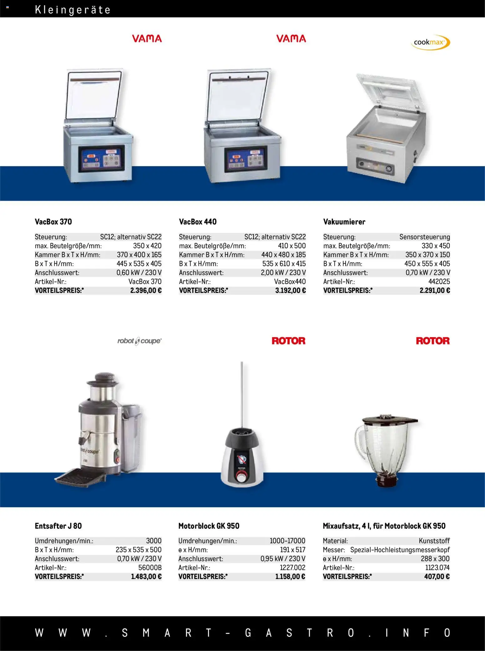 Metro Küchentechnik gültig ab 27.04.2026 | Seite: 23 | Produkte: Entsafter