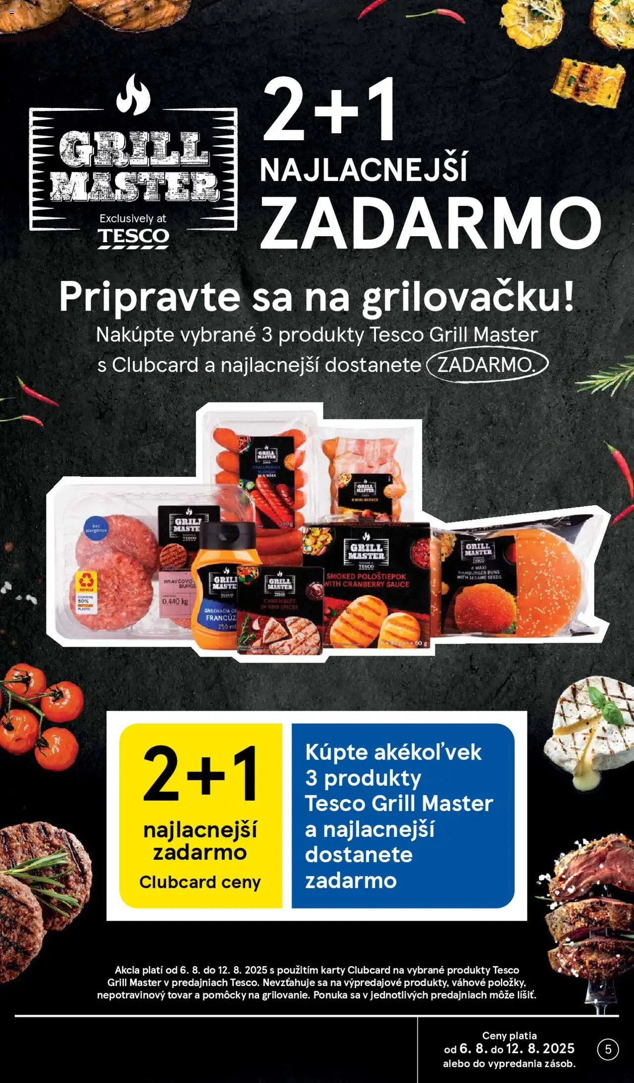 Tesco Hypermarket - leták │ platný od 06.08.2025 | Strana: 5 | Produkty: Omáčka