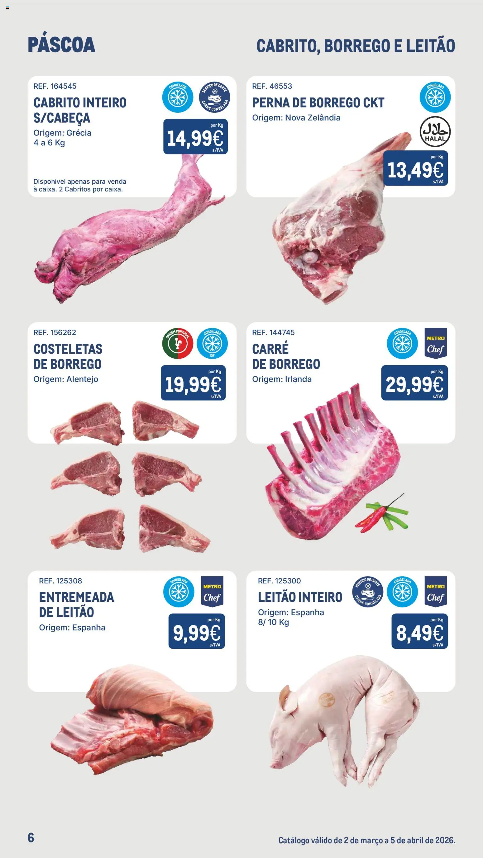Makro - Especial Páscoa │ válido de 02.03.2026 | Página: 6 | Produtos: Cabrito, Carne