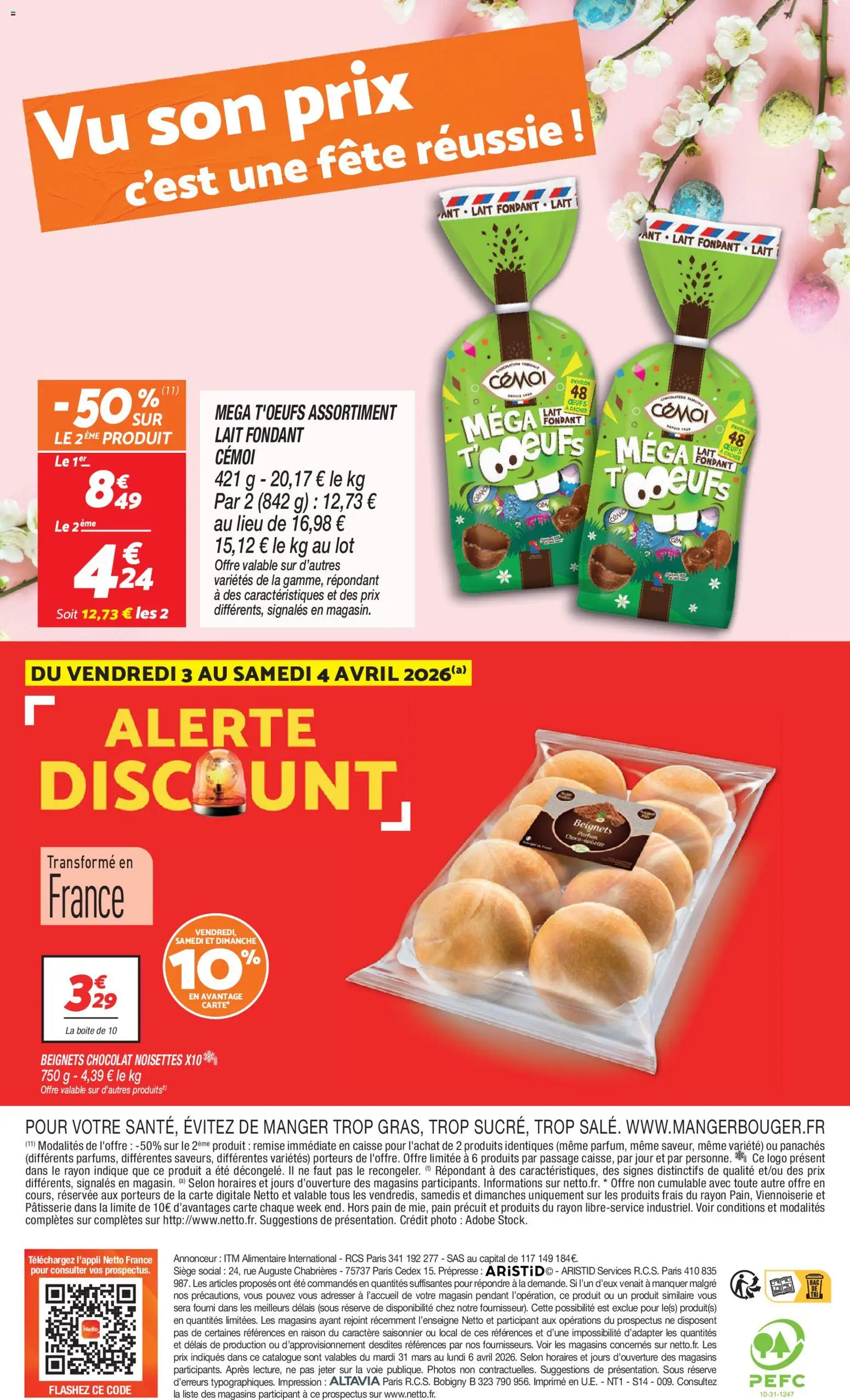 {H1} | Page: 24 | Produits: Noisettes, Lait, Pain, Chocolat