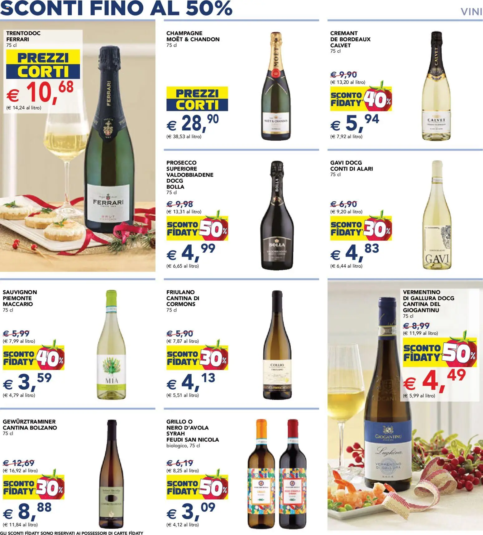 Volantino Esselunga S del 01.12.2025 | Pagina: 12 | Prodotti: Prosecco, Champagne
