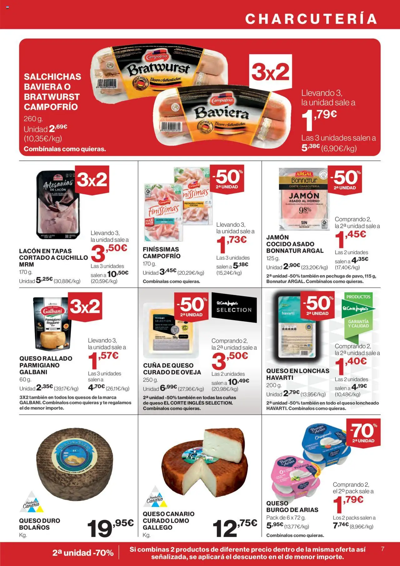 Supercor Canarias │ válido desde el 19.06.2025 | Página: 7 | Productos: Queso, Té, Cuna, Loncheado