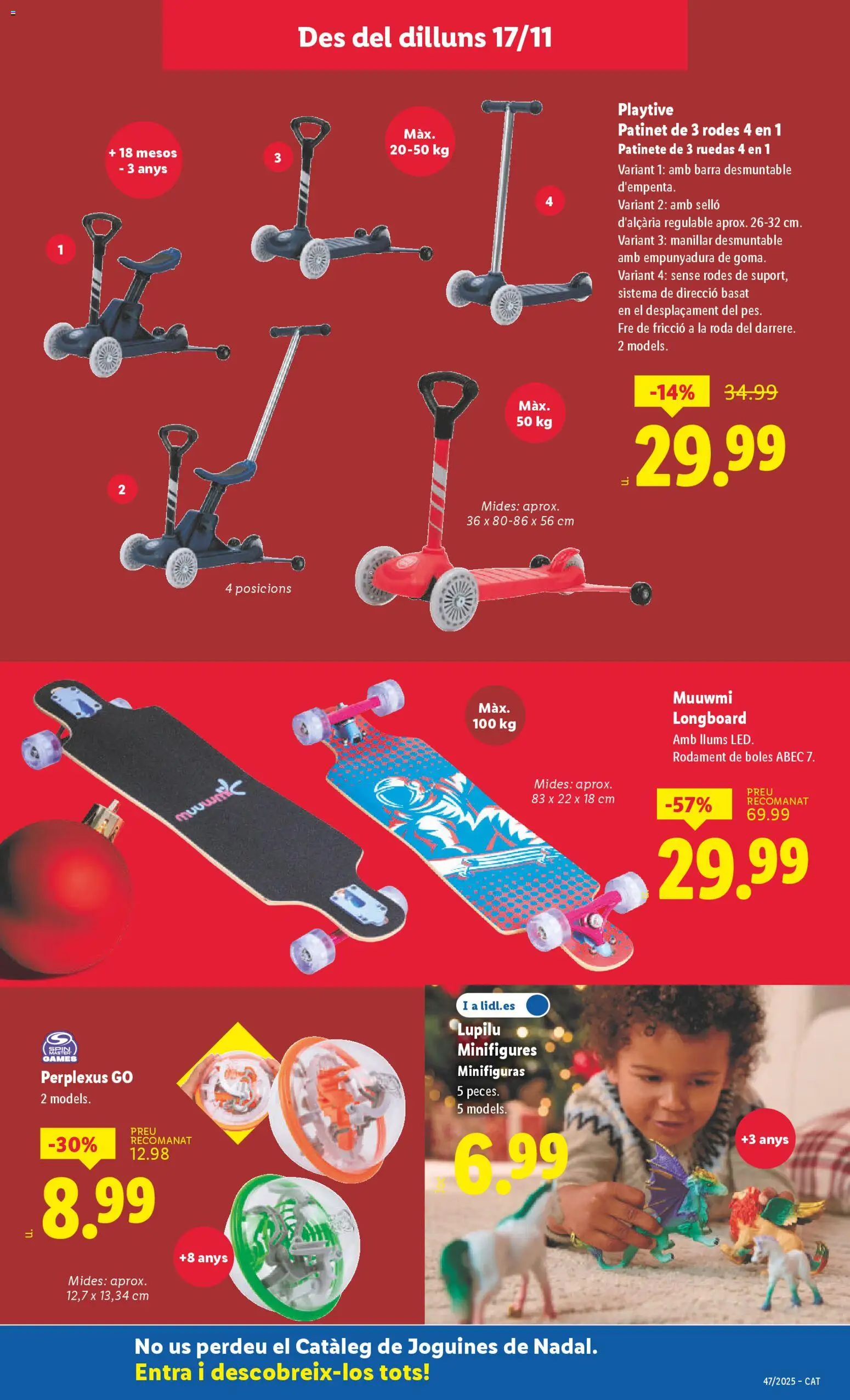 Lidl folleto de bazar │ válido desde el 17.11.2025 | Página: 19 | Productos: Patinete