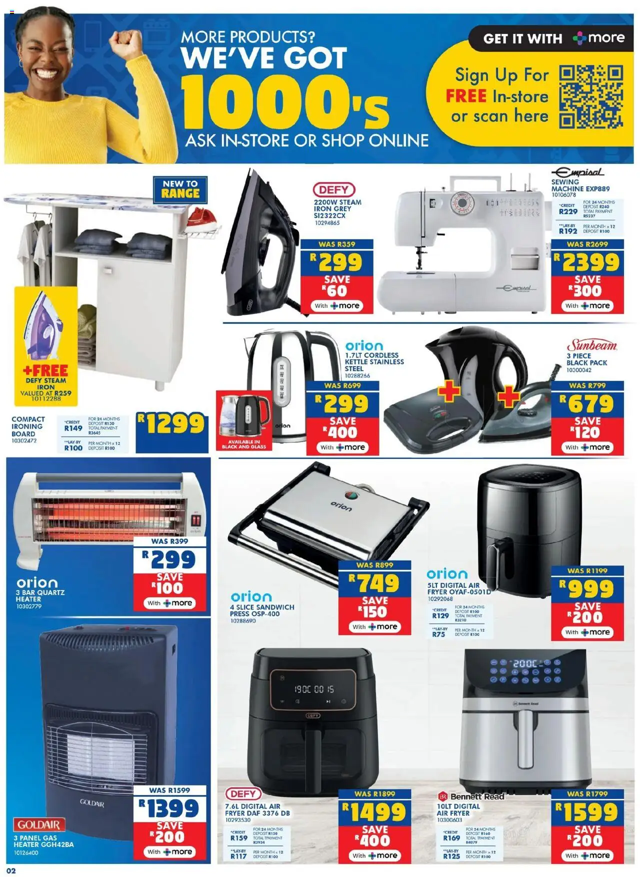 Russells Specials │ valid from 19.06.2025 | Page: 2 | Products: Kettle, Iron, Fryer, Air fryer