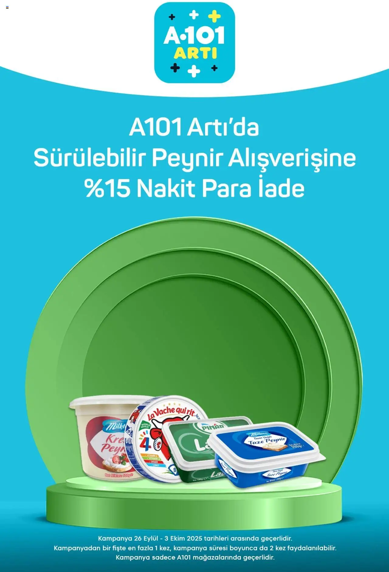 A101 Arti - 26.09.2025 tarihinden itibaren geçerlidir | Sayfa: 5 | Ürünler: Peynir