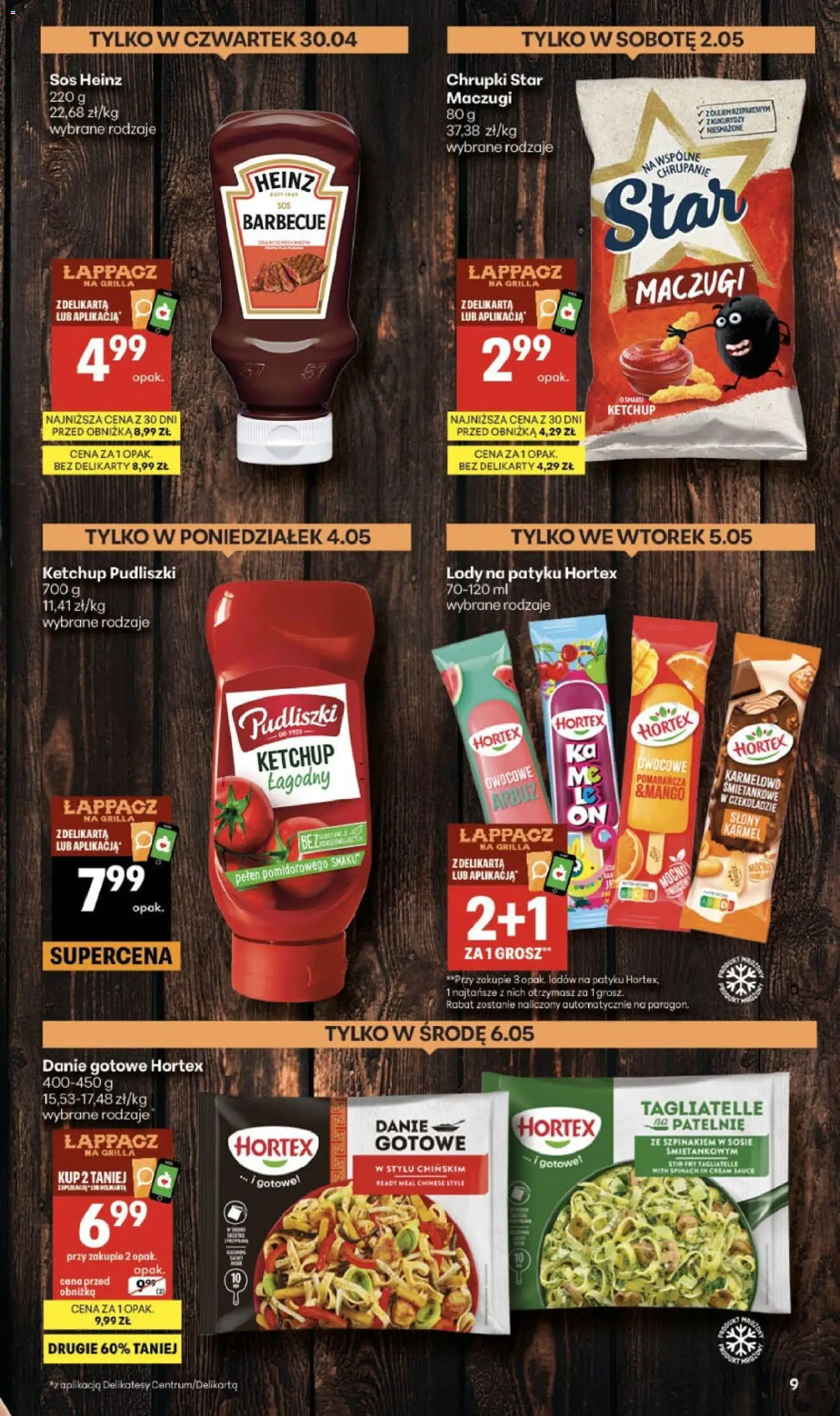 Delikatesy Centrum gazetka od 30.04.2026 | Strona: 9 | Produkty: Arbuz, Chrupki, Delikatesy, Tagliatelle