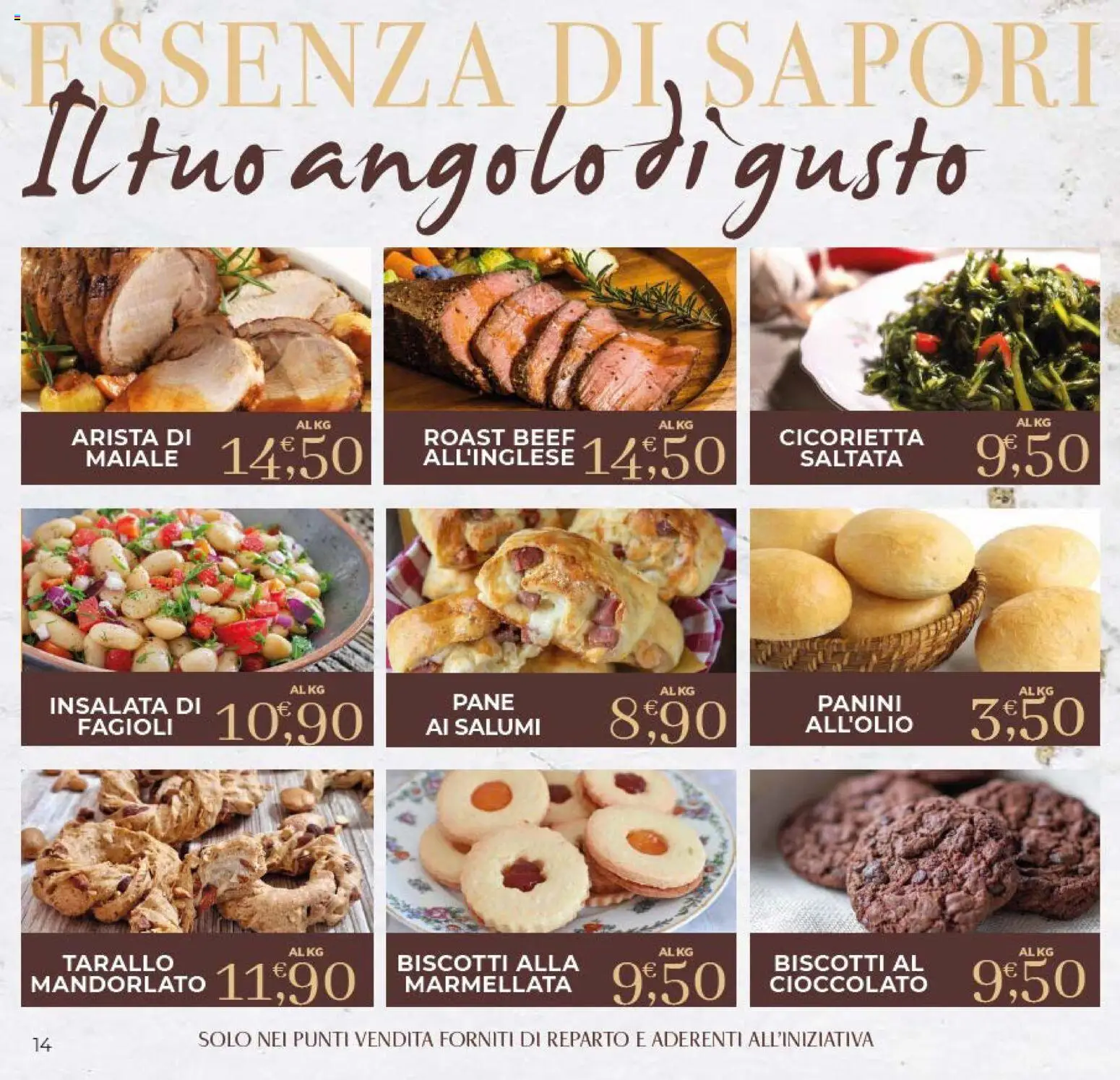 Volantino Eté del 07.01.2026 | Pagina: 14 | Prodotti: Pane, Maiale, Insalata, Fagioli