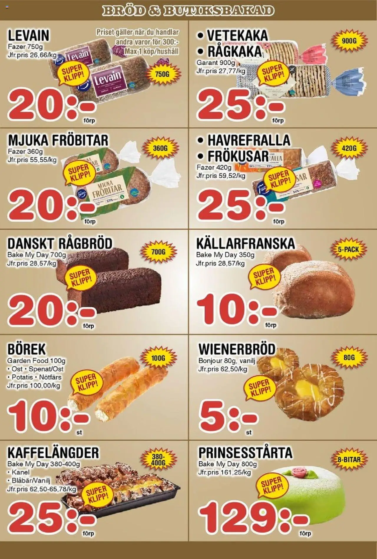 Nya Pulsen reklamblad aktuell från 13.10.2025 | Sida: 9 | Produkter: Galler, Levain, Ost, Potatis