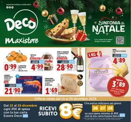Anteprima del volantino Decò MaxiStore - Casamassima catalogo valido a partire dal 15.12.2025