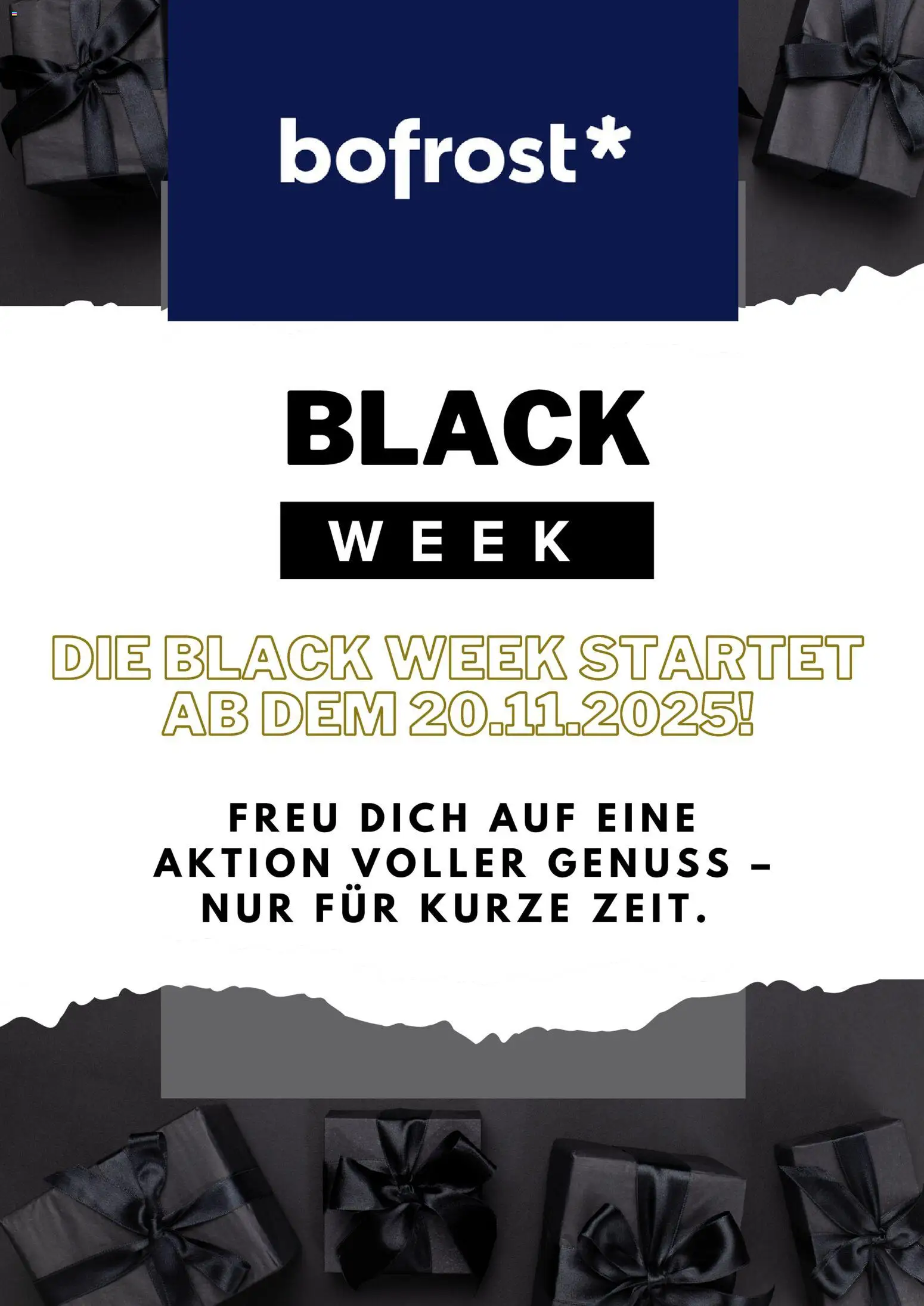 Bofrost - Black Friday - Ankündigung – gültig ab 31.10.2025 | Seite: 1