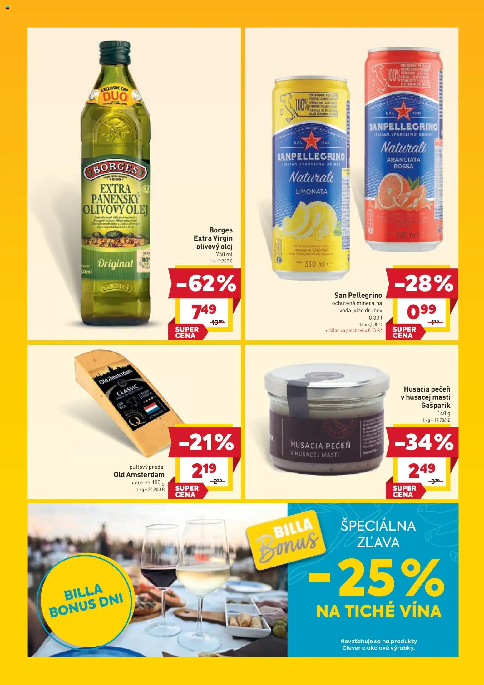 Nové Billa akcie – leták je platný od 17.12.2025 | Strana: 4 | Produkty: Olej, Olivový olej