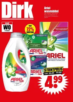 Dirk folder / publicité - Voorbeeld van een folder van Dirk, geldig van 11.03.2026 | Pagina: 34 | Producten: Was, Poeder, Wasmiddel
