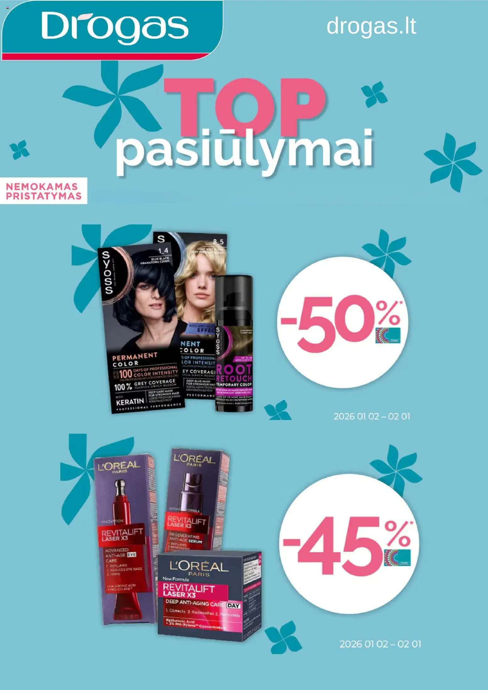 Drogas akcijos nuo 02.01.2026 | Puslapis: 1