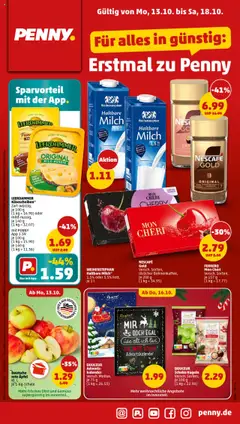 Penny Prospekt 	 ab 13.10.2025 gültig