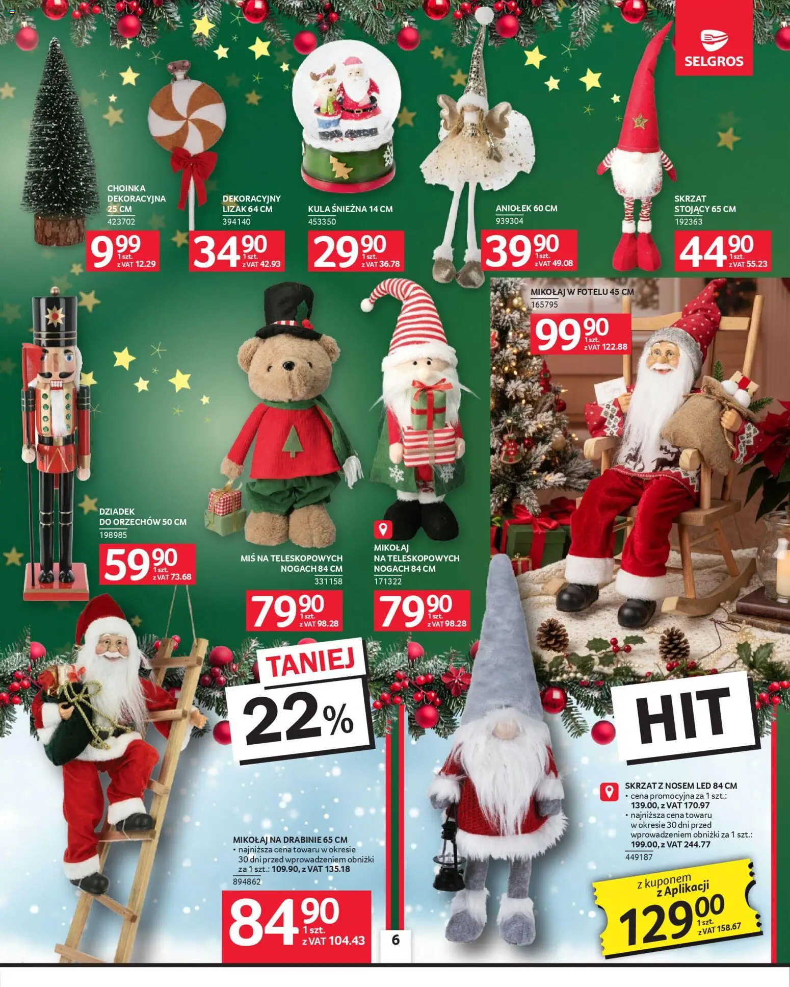 Selgros cash&carry Gazetka - Oferta przemysłowa od 04.12.2025 | Strona: 8 | Produkty: Choinka