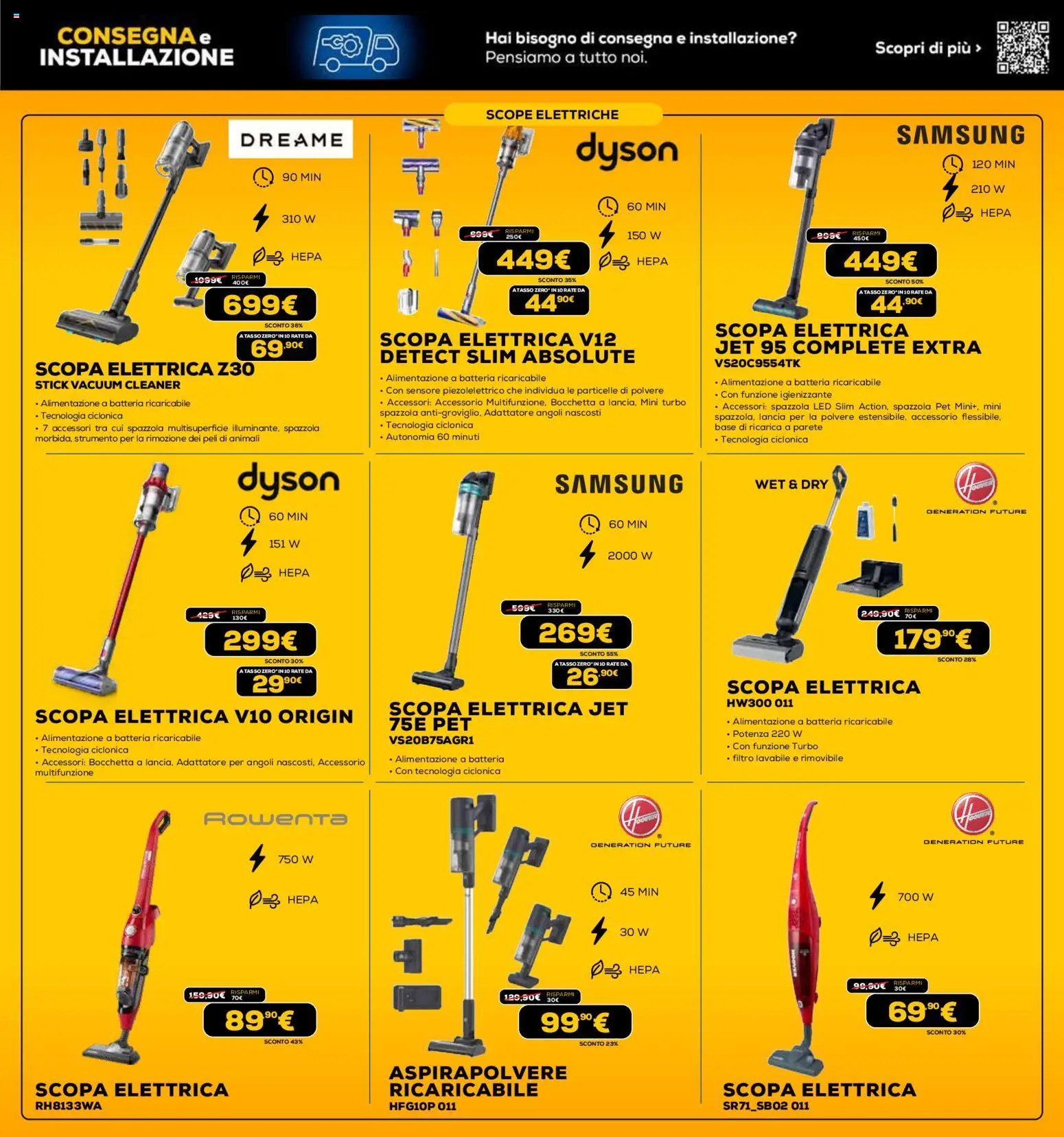 Volantino Euronics del 26.11.2025 | Pagina: 118 | Prodotti: Spazzola, Adattatore, Aspirapolvere, Batteria