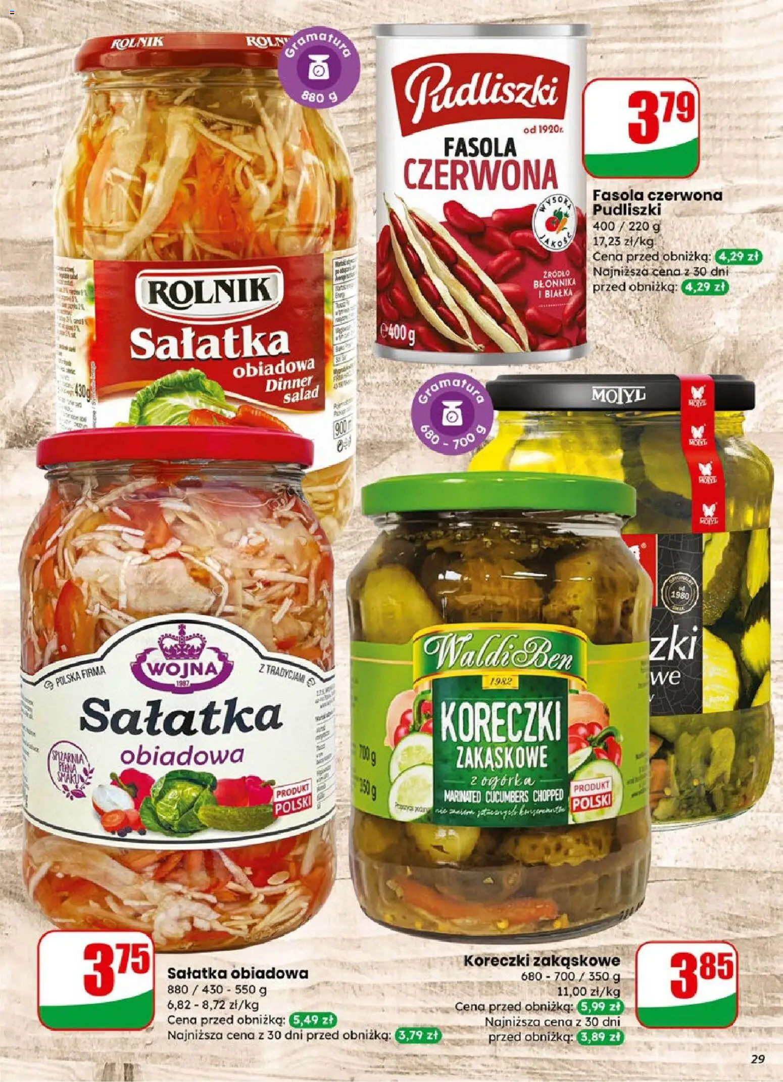 Dino Gazetka od 21.01.2026 | Strona: 29 | Produkty: Fasola czerwona, Sałatka