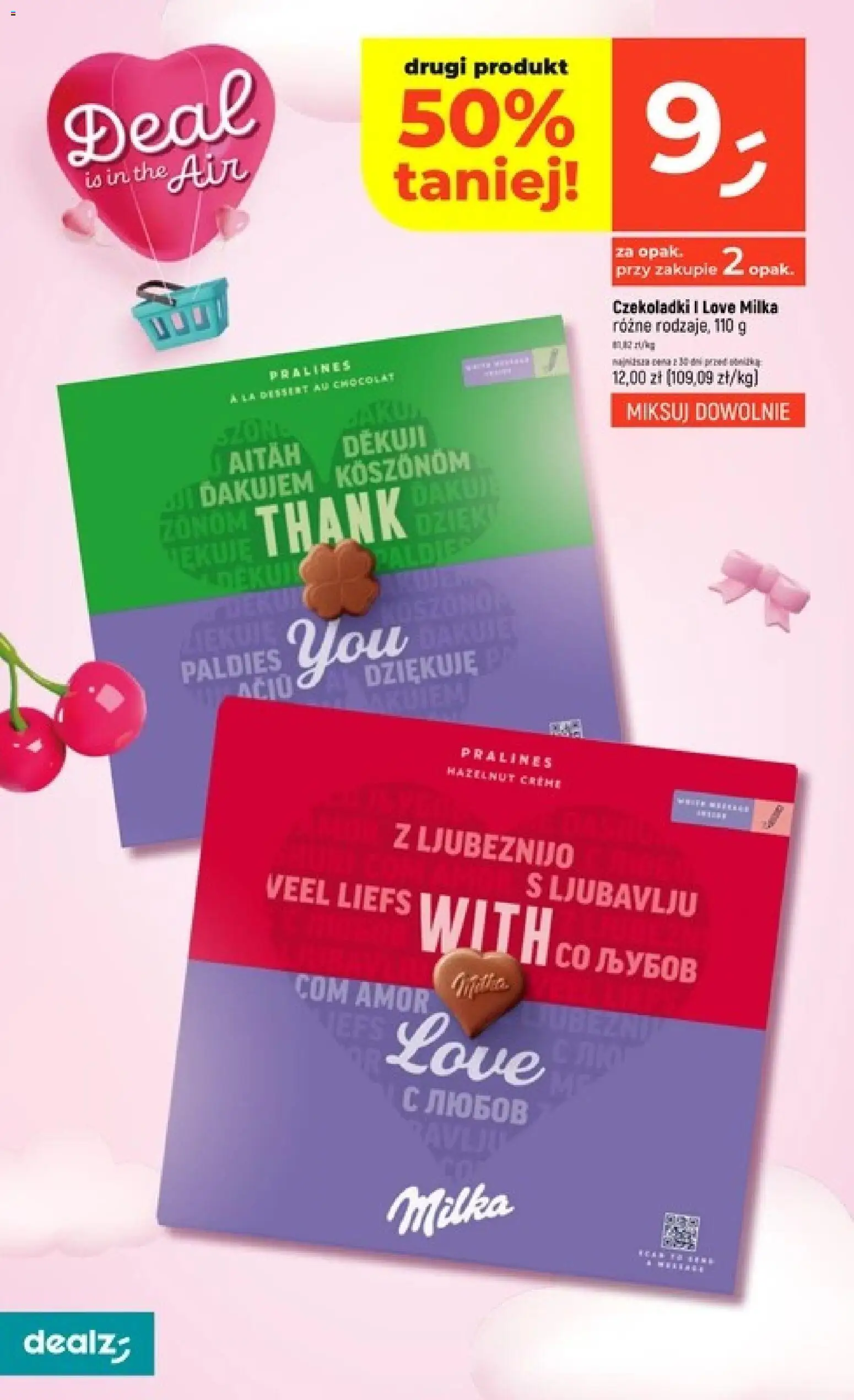 Dealz Gazetka od 05.02.2026 | Strona: 10 | Produkty: Czekoladki, Milka