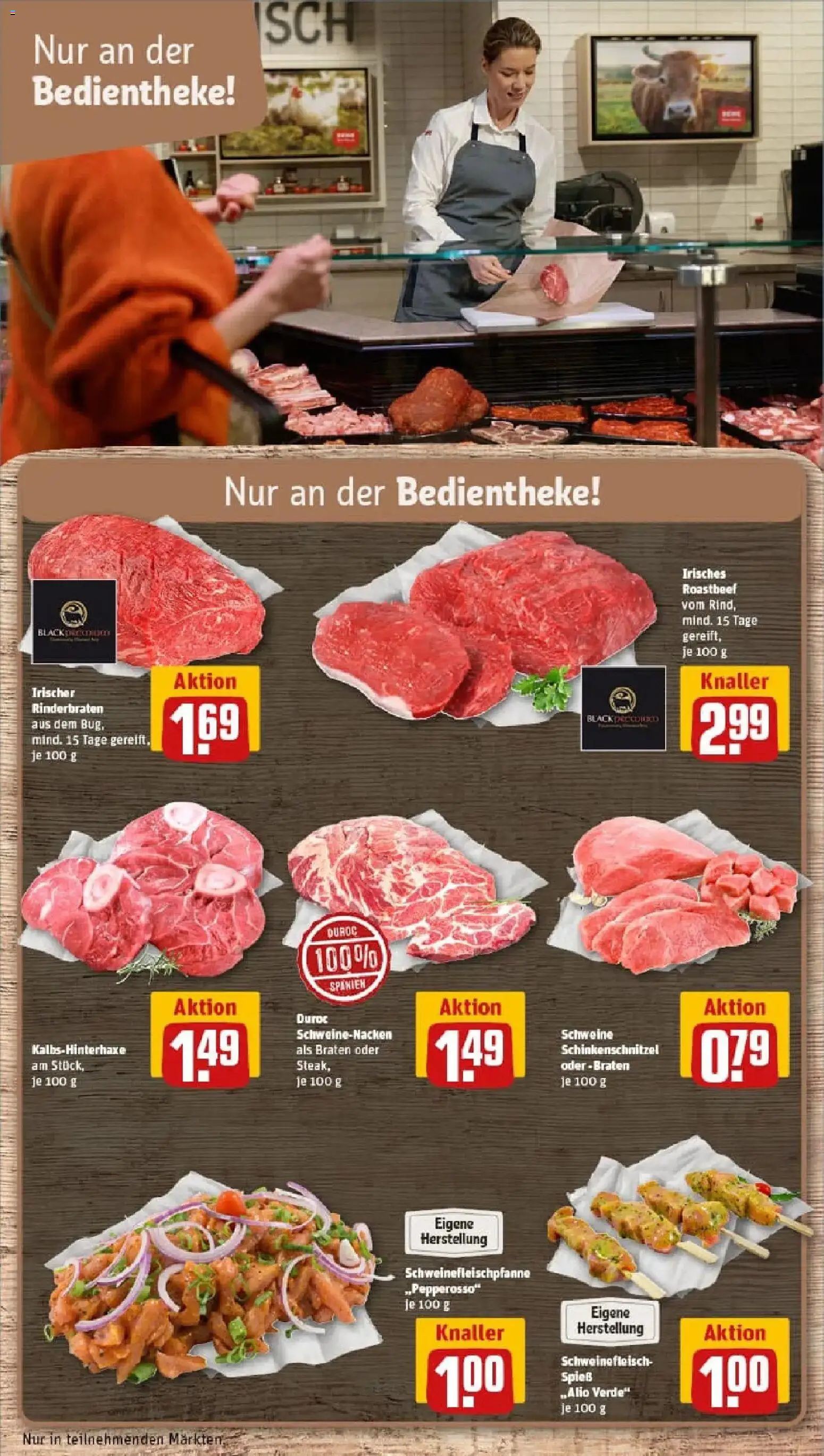 Rewe prospekt Reichenbach / Vogtland	 – gültig ab 26.01.2026 | Seite: 10 | Produkte: Rinderbraten, Schweinenacken, Roastbeef, Schweinefleisch
