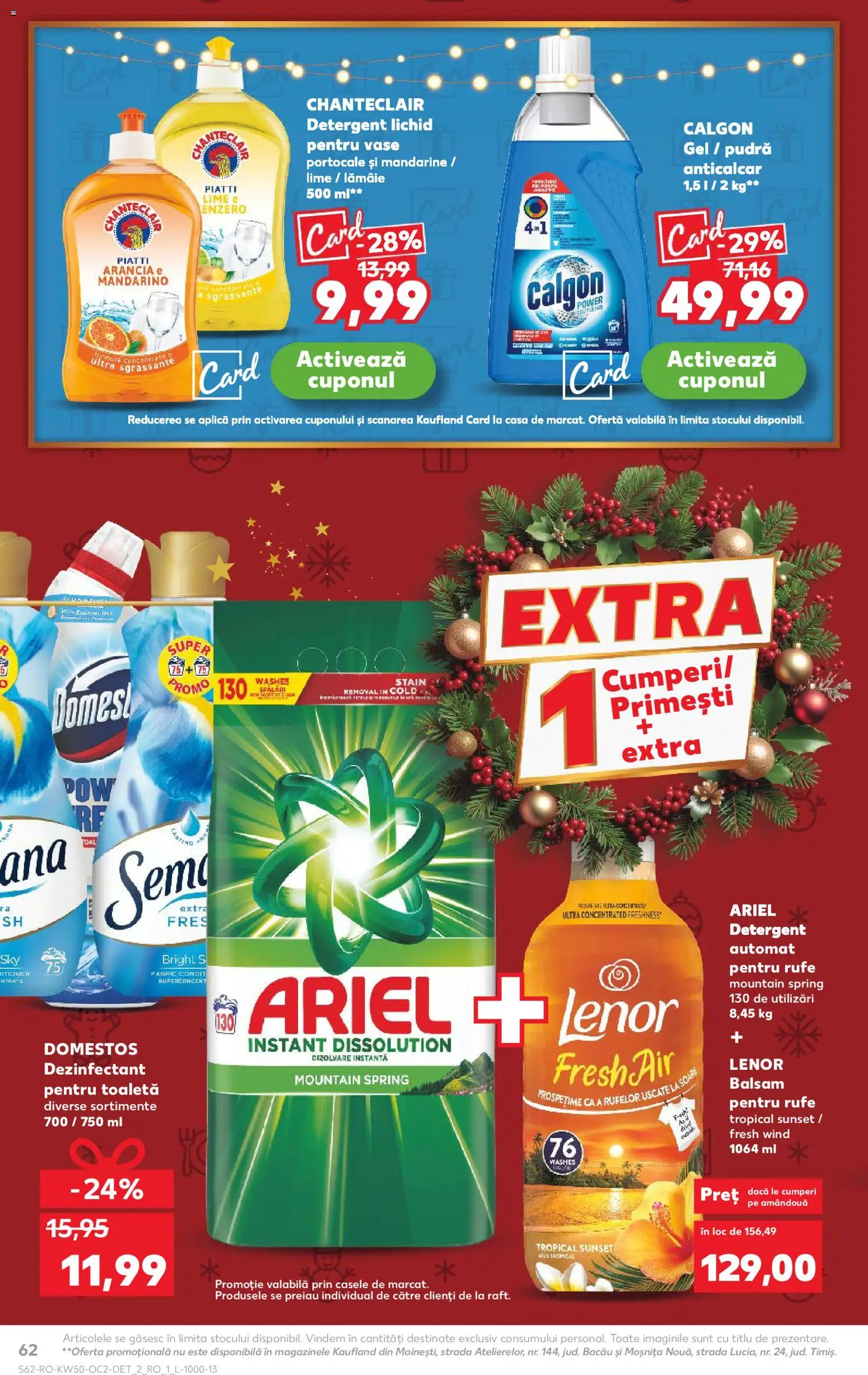 Noul catalog Kaufland – valabil de la 10.12.2025 | Pagină: 62 | Produse: Pudră, Balsam, Yorgan, Lămâie