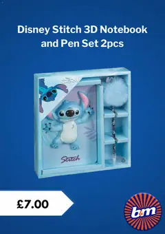 Preview of B&M - Offers valid from 25.10.2025 | Page: 3 | Products: Notebook
