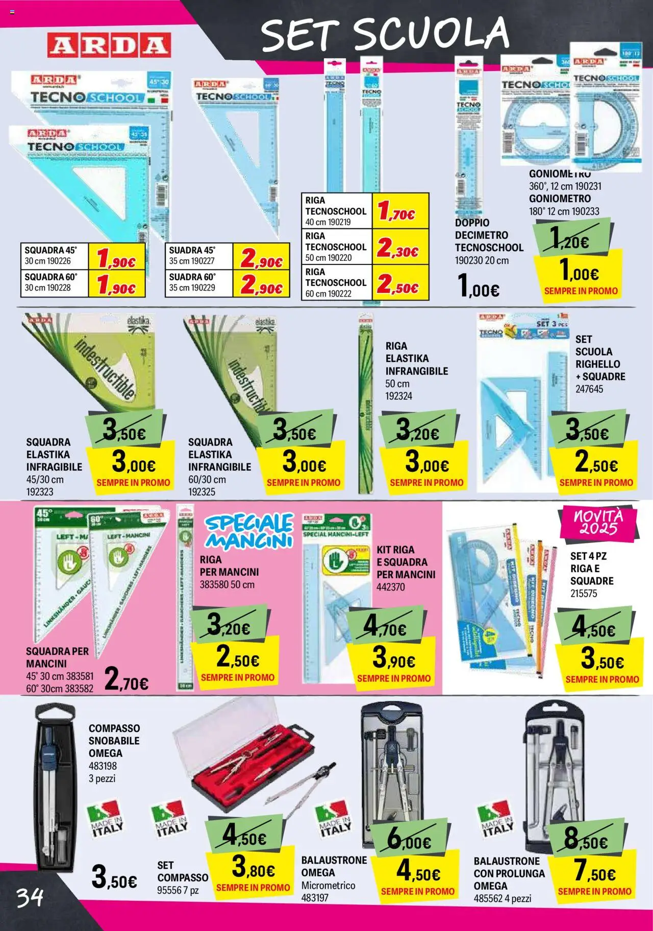 Volantino Orizzonte del 04.08.2025 | Pagina: 34 | Prodotti: Compasso