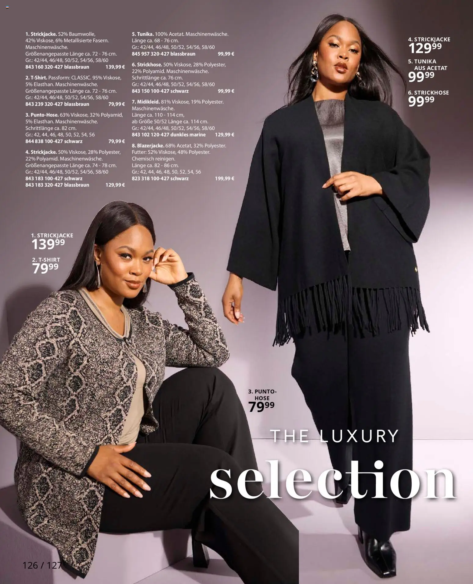 Ulla Popken Prospekt 	 – gültig ab 01.11.2025 | Seite: 126 | Produkte: Hose, Strickjacke