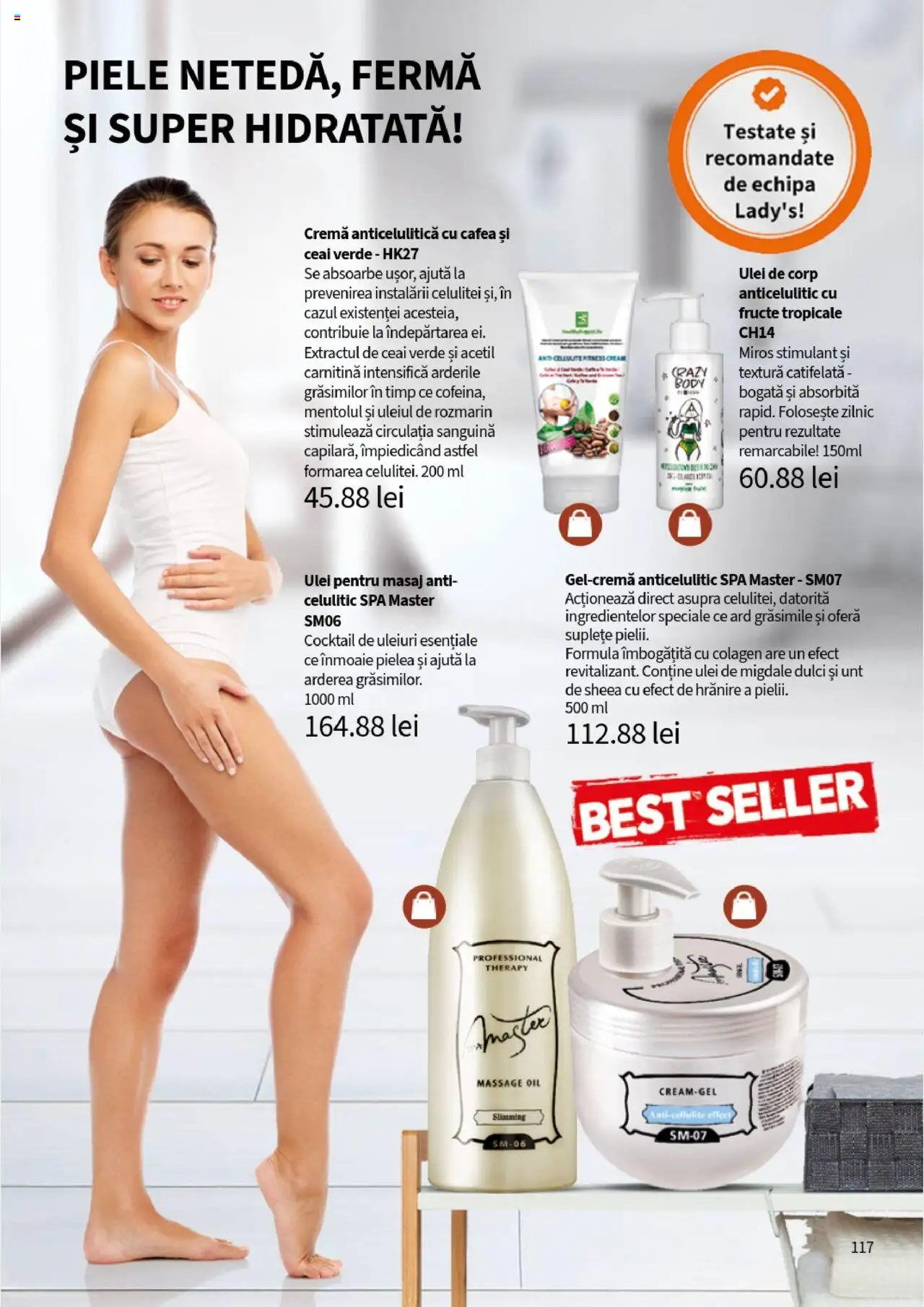 Catalog Lady’s – valabil de la 01.08.2025 | Pagină: 117 | Produse: Ulei de corp, Body, Cafea, Ceai