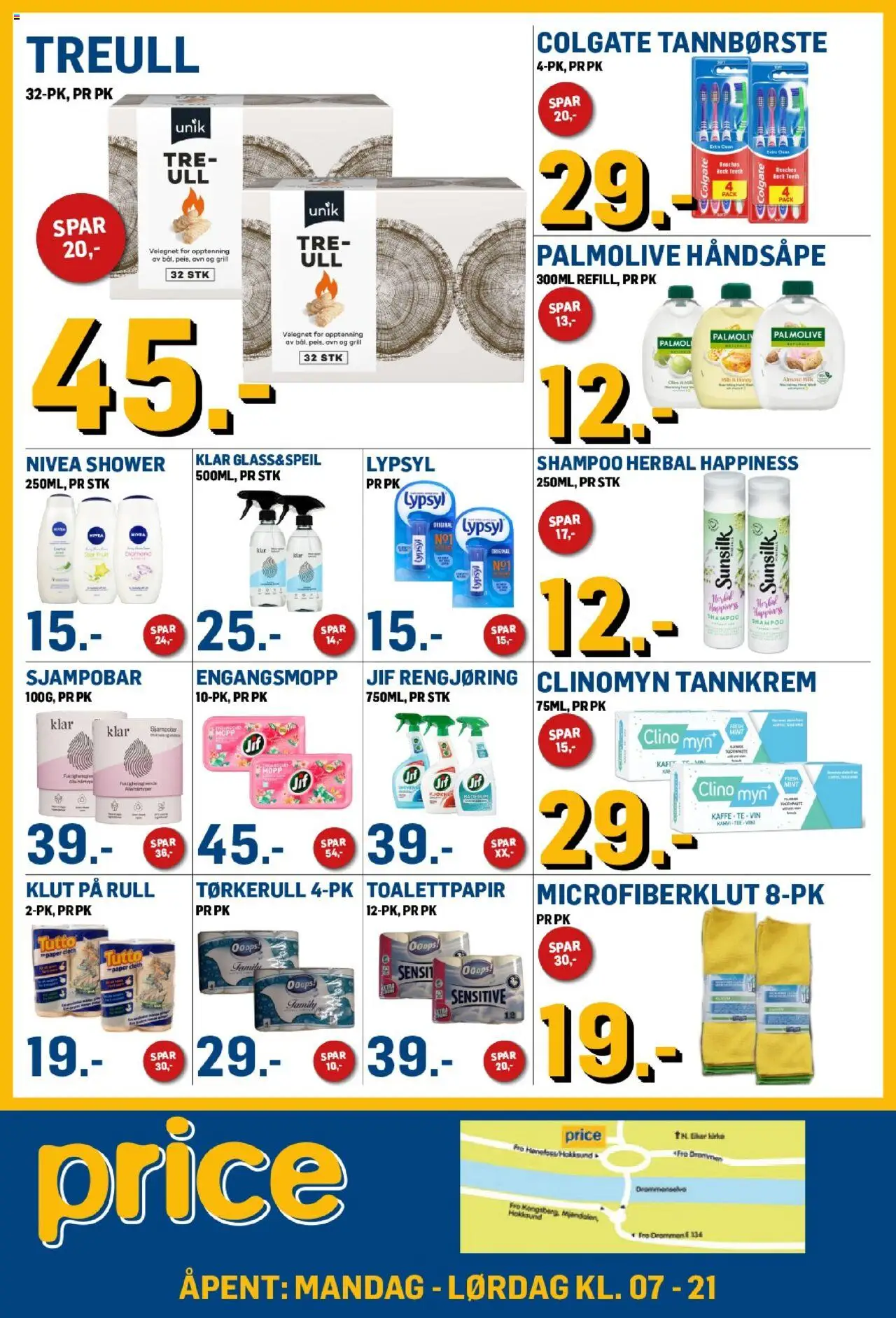  | Side: 6 | Produkter: Tannkrem, Toalettpapir, Kaffe, Shampoo
