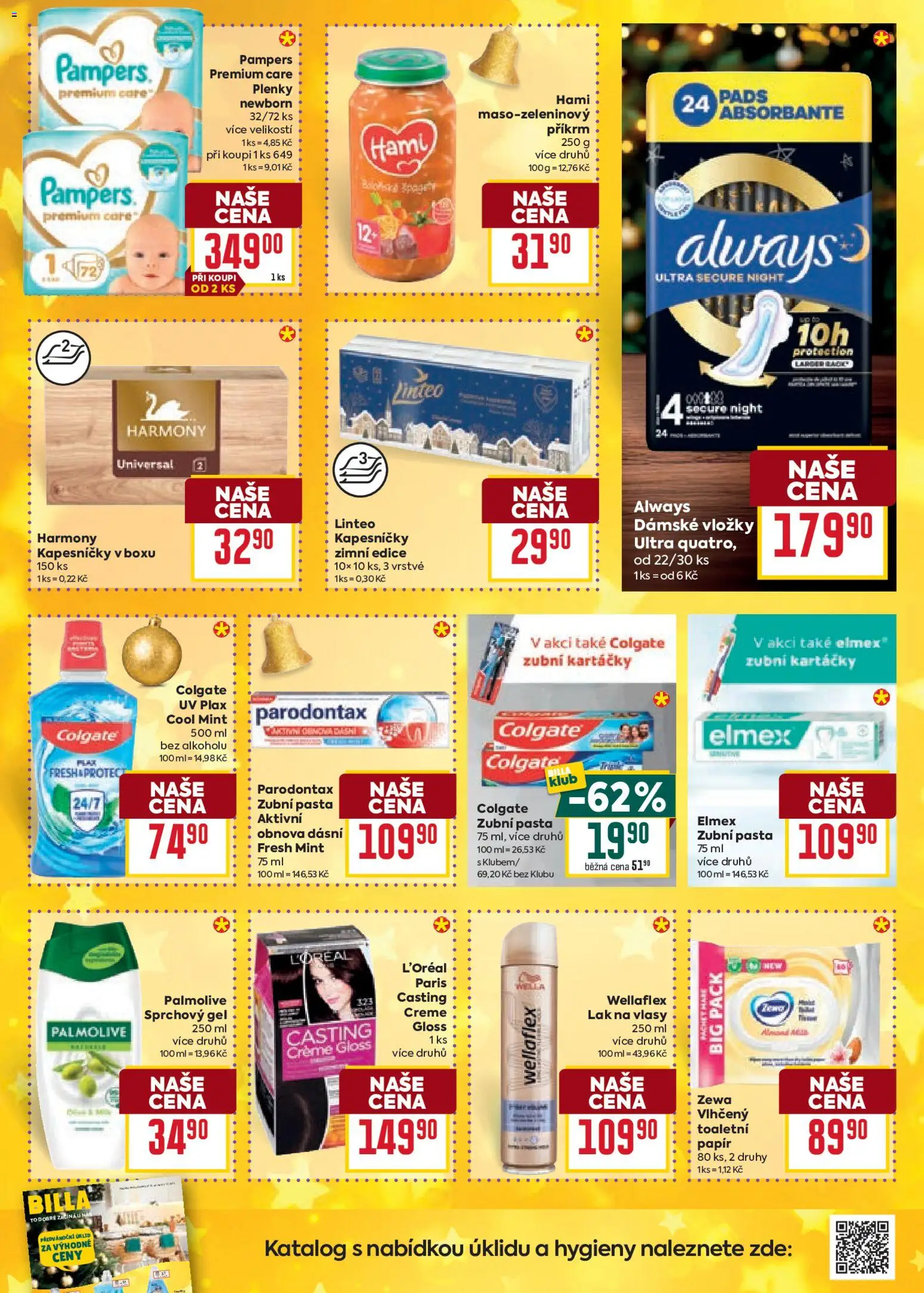 Billa Velký leták od 12.11.2025 | Strana: 31 | Produkty: Sprchový gel, Toaletní papír, Zewa, Lak na vlasy