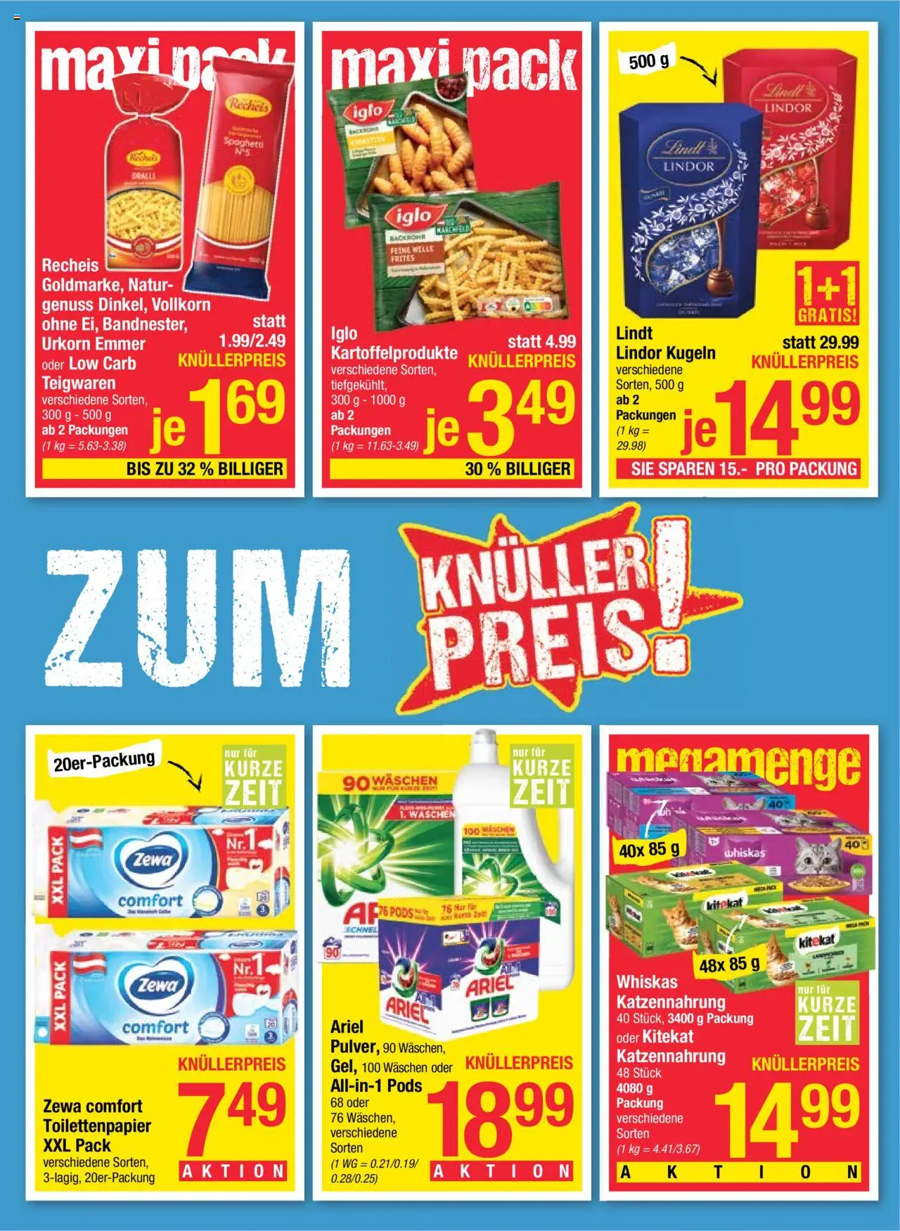 Maximarkt Flugblatt gültig ab 08.09.2025 | Seite: 3 | Produkte: Hajdina liszt