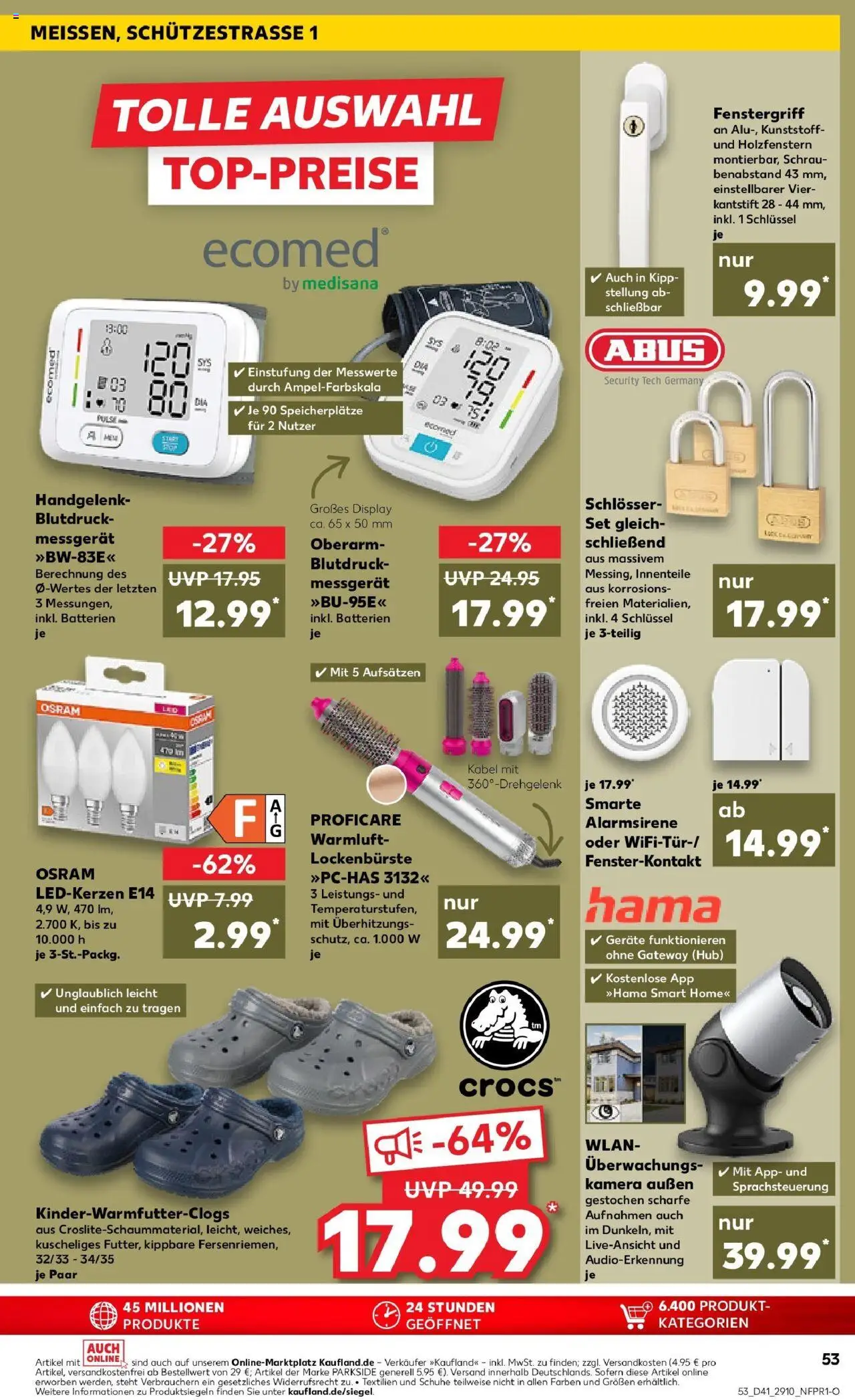 Kaufland prospekt Meißen	 – gültig ab 13.10.2025 | Seite: 53 | Produkte: Kamera, Kabel, Batterien, Monitor